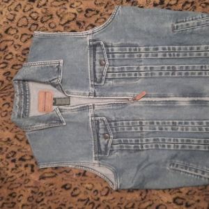 Lauren jeans company women's Jean vest M